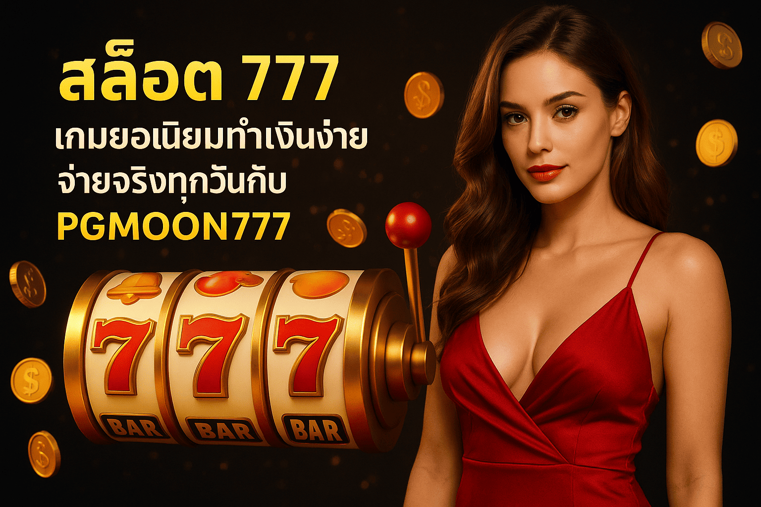 สล็อต 777 เกมยอดนิยมทำเงินง่าย จ่ายจริงทุกวันกับ PGMOON777