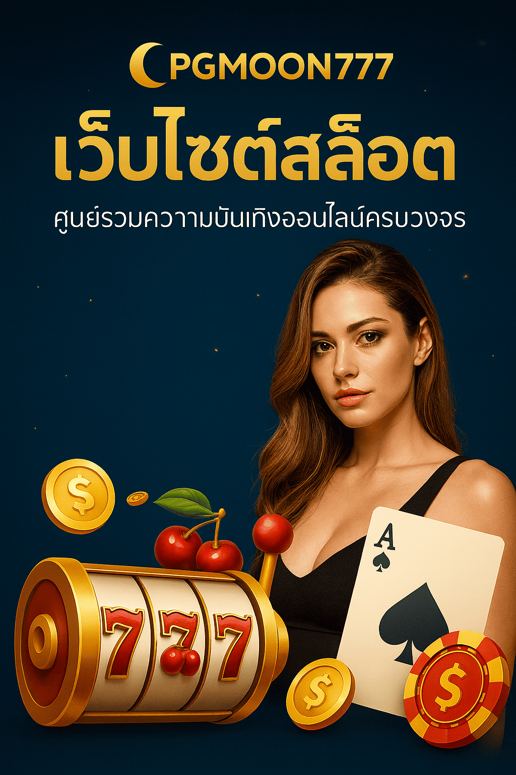 เว็บไซต์สล็อต PGMOON777 ศูนย์รวมความบันเทิงออนไลน์ครบวงจร