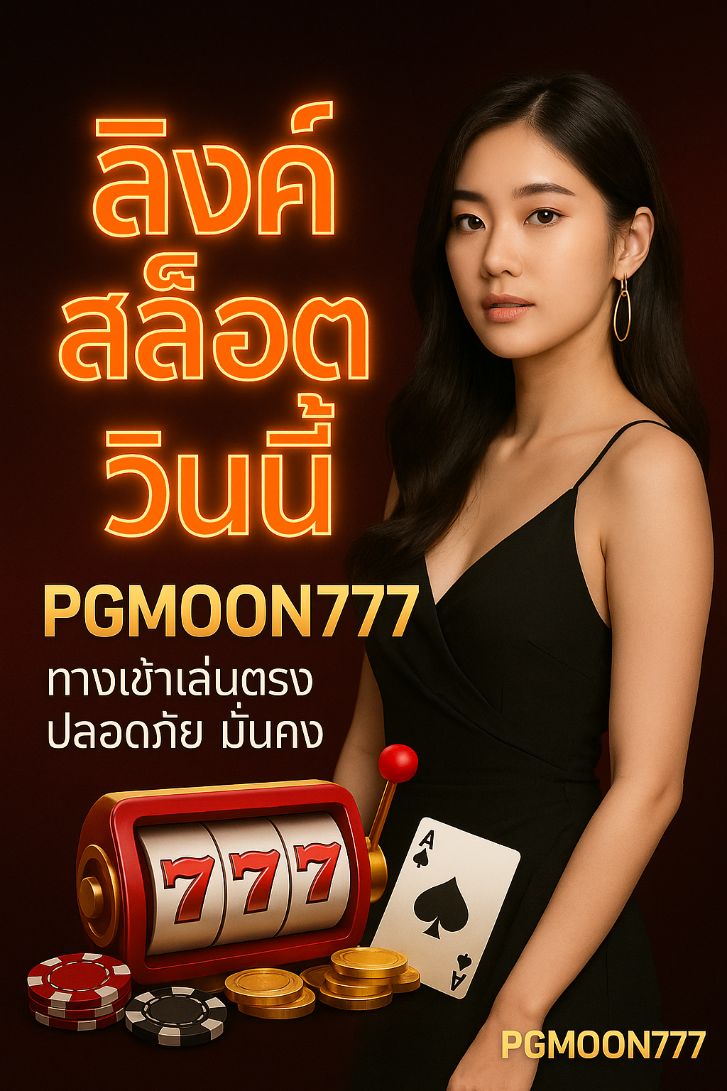 ลิงค์สล็อตวันนี้ PGMOON777 ทางเข้าเล่นตรง ปลอดภัย มั่นคง