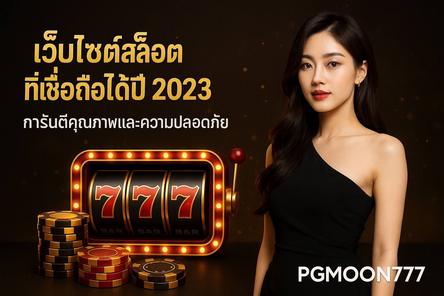 เว็บไซต์สล็อตที่เชื่อถือได้ปี 2023 PGMOON777 การันตีคุณภาพและความปลอดภัย