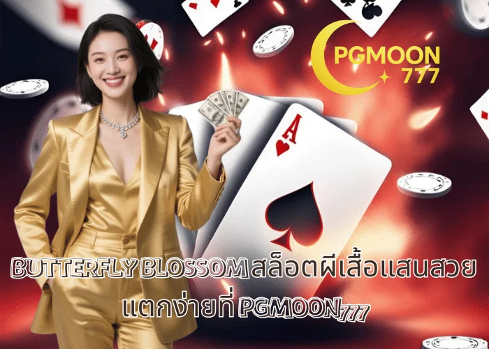 BUTTERFLY BLOSSOM สล็อตผีเสื้อแสนสวย แตกง่ายที่ PGMOON777