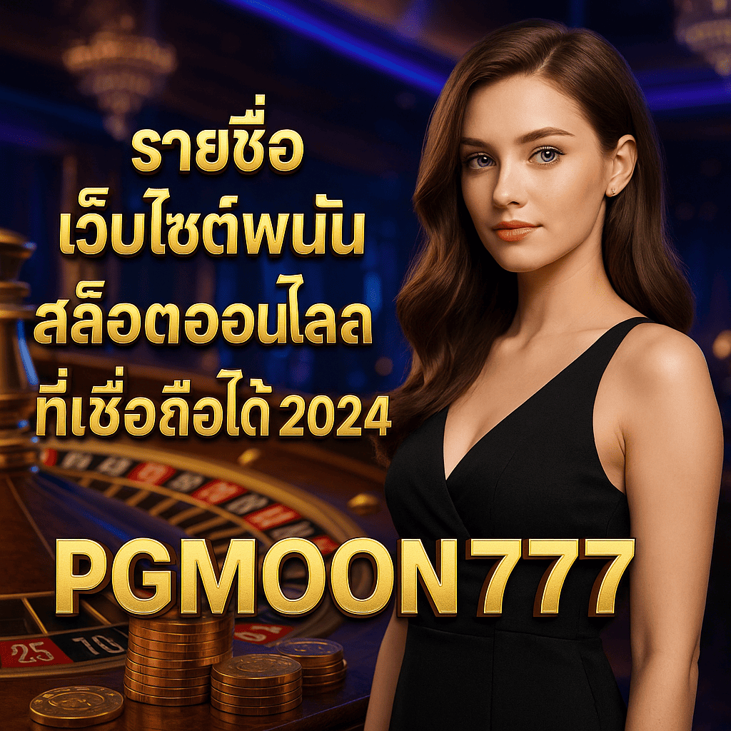 รายชื่อเว็บไซต์พนันสล็อตออนไลน์ที่เชื่อถือได้ 2024 แนะนำโดย PGMOON777