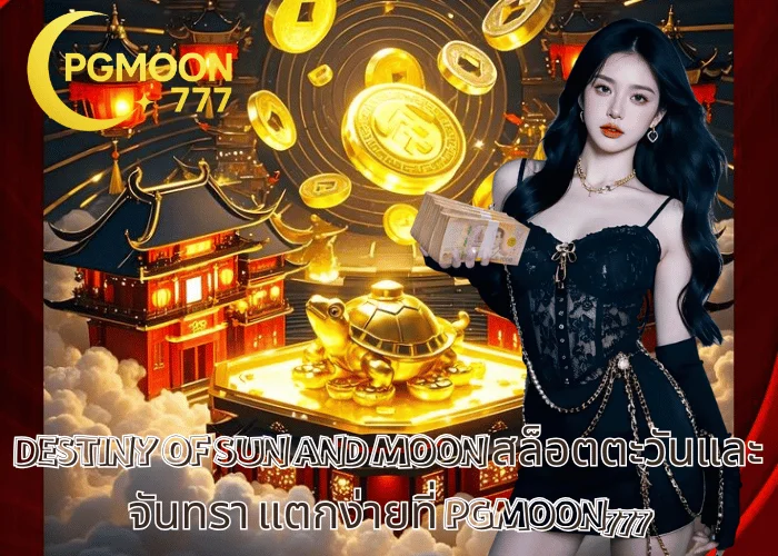 DESTINY OF SUN AND MOON สล็อตตะวันและจันทรา แตกง่ายที่ PGMOON777