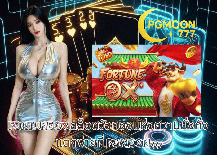 FORTUNE OX สล็อตวัวทองแห่งความมั่งคั่ง แตกง่ายที่ PGMOON777